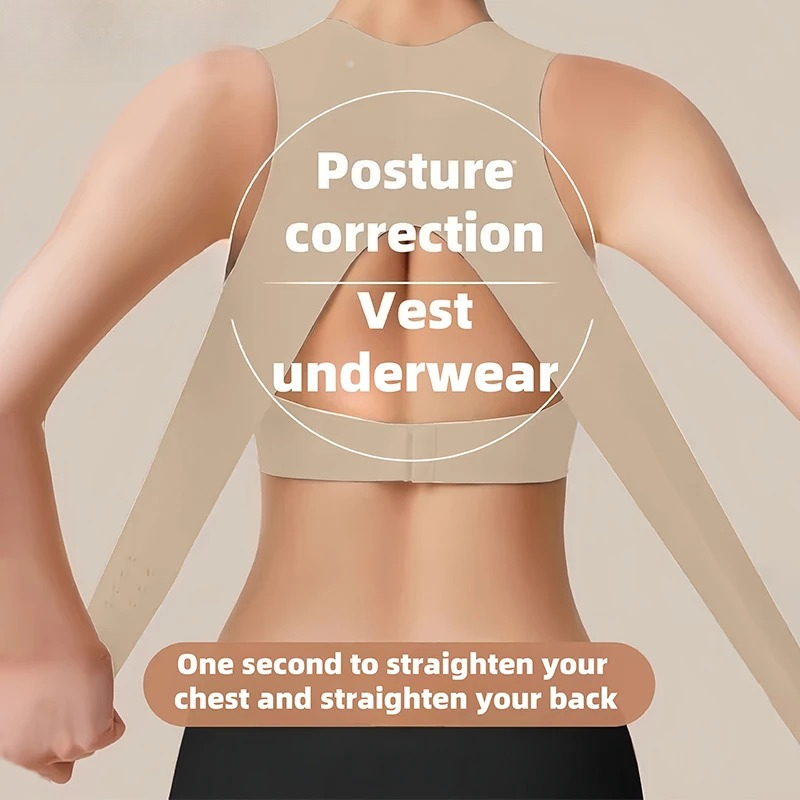 여성용 무선 자세 교정 브라, 심리스 푸쉬업 브라렛,  - Posture Corrector Back 리뷰 및 가격